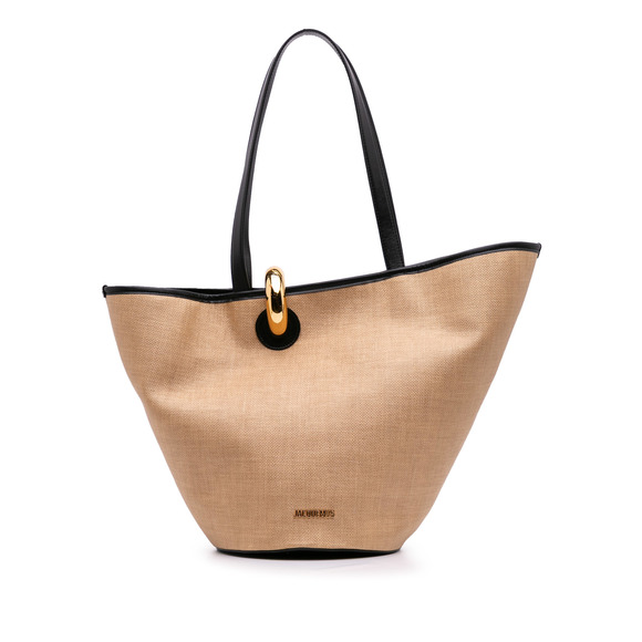 Pre-Loved Jacquemus Canvas Le Bambola Tote - Picture 1 of 12